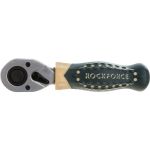 Реверсивная короткая трещотка с резиновой ручкой 1/2 L-170мм 72зуб ROCKFORCE RF-802419 (артикул 15989498) – фото 1