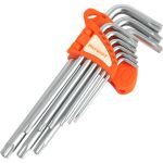 Набор ключей PATRIOT SKТ-9L, TORX, длинные, T10-T50, CRV, 9 шт 350002007 (артикул 16032304) – фото 1