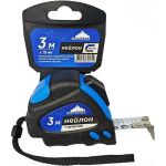 Рулетка vertextools нейлоновая 3х19 мм, автостоп 3044-3 (артикул 20360302) – фото 1