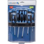 Набор отверток HOEGERT TECHNIK HOEGERT TECHNIK 12 шт, сталь S2 HT1S097 (артикул 17590044) – фото 1
