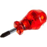 Укороченная отвертка с крестообразным шлицем KRAFT Phillips 6х25мм Ph2 IZELTAS 4130180625 (артикул 15861334) – фото 1