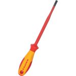 Отвертка KNIPEX SL6.5x1.2 шлицевая тонкая VDE, L лезвия 150 мм, 1000V, 2-комп. рук-ка KN-982065SL (артикул 15723440) – фото 1