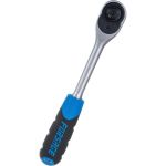 Реверсивная трещотка Forsage с резиновой ручкой, 1/2"", L-260мм, 45зуб 15769 F-80243 (артикул 16555736) – фото 1