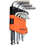 Набор ключей шестигранных с шаром AV Steel 9 предметов AV-364109 (артикул 15789869) – фото 1