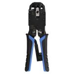 Инструмент ExeGate EX-T2008R для обжима RJ-45, RJ-11, 12, с храповым механизмом, прямой ход обжимки 293155 (артикул 24608787) – фото 1