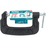 G-образная струбцина TOTAL 4” 100 мм THT13141 (артикул 16067427) – фото 1