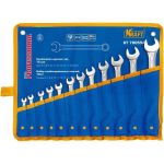 Набор комбинированных ключей 12шт: 6-14 17 19 22мм сумка KRAFT KT 700554 (артикул 15966038) – фото 1