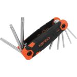 Складной набор ключей KENDO Torx 8 шт 20718 (артикул 22344471) – фото 1