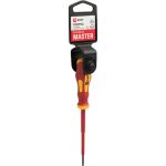 Отвертка EKF Master SL2.5x80 мм 1000В Basic SQsl-2.5-80-mas-in (артикул 16043868) – фото 1