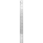 Стальная линейка DELI dl8030y 300 мм, нержавеющая сталь 104498 (артикул 23753385) – фото 1
