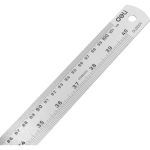 Стальная линейка DELI DL8100Y 1000 мм, нержавеющая сталь 104500 (артикул 23753397) – фото 1