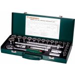 Набор торцевых головок 25 предметов 1/2" DR (10-32 мм) Jonnesway S04H4125S (артикул 13938504) – фото 1