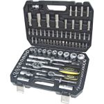 Набор торцевых головок ЭВРИКА 1*4""&1*2"", DR, 6-гранный, 94 предмета ER-80094 (артикул 16257646) – фото 1