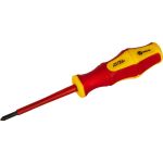 Отвертка диэлектрическая Ultra Grip PH-1 х 80 мм CR-V КОБАЛЬТ 646-492 (артикул 15536500) – фото 1