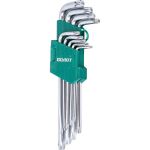 Набор ключей ВОЛАТ Torx T10-T50 9 предметов длинных 11020-09 (артикул 21542656) – фото 1