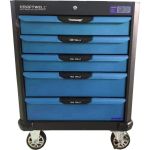 Тележка KraftWell с 5 ящиками+ПОДАРОК инструмент 157 предметов KRW-TTB+SET157 (артикул 26123831) – фото 1
