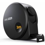 Рулетка DELI Home Series Black HT8316 3 м, 16 мм, эксклюзивный дизайн, корпус высококачественный Софт-тач пластик 104618 (артикул 23753787) – фото 1