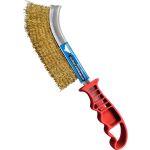 Щетка по металлу vertextools с пластиковой ручкой 1212-01 (артикул 25616889) – фото 1