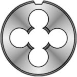 Плашка Bucovice Tools UNC 1.1/4" -7 115CrV3 65x25мм 215114BT (артикул 16526556) – фото 1