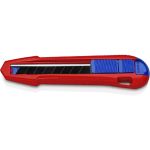 Универсальный нож Knipex, CutiX, 165 мм, для стандартных отламывающихся лезвий на 18 мм, KN-9010165BK (артикул 18658014) – фото 1