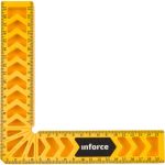 Прижимной угольник Inforce из полимера, 200х200 06-11-80 (артикул 20184118) – фото 1