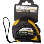 Рулетка ULTIMA AutoLock, 7,5 м х 25 мм, обрез корпус, автоматическая фиксация, 131023 (артикул 18695508) – фото 1