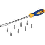 Отверточная гибкая рукоятка со вставками 9 предметов KRAFT KT 700469 (артикул 15966166) – фото 1