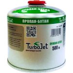 Газовый баллон Turbojet ПРОПАН-БУТАН 500 г, резьба 7/16 TJ800PB (артикул 18809544) – фото 1