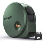 Рулетка DELI home series green ht8316l 3мх16мм, эксклюзивный дизайн, корпус из софттач пластика, противоскользящая резиновая вставка, подарочная упаковка 112895 (артикул 26146109) – фото 1