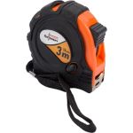 Рулетка Петрович обрезиненная, оранжевая, 3 м, 16 мм, три кнопки стопа 4100000783 (артикул 22764939) – фото 1