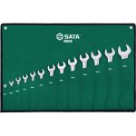 Набор рожковых ключей Sata Metric чехол, 13 предметов 09029 (артикул 25797263) – фото 1