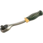Реверсивная усиленная изогнутая трещотка с резиновой ручкой 1/2 ROCKFORCE RF-802422 (артикул 15991025) – фото 1