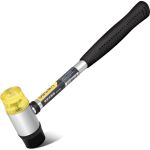 Рихтовочный молоток DELI DL5340 длина 315 мм, боек резина+пластик, стальная рукоять 104491 (артикул 23753271) – фото 1