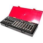 Набор инструментов TORX ключи E6-E24, головки E10-E24 в кейсе 24шт JTC-K4241 (артикул 15523004) – фото 1