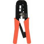 Обжимные клещи VCOM для разъемов RJ45, RJ12, RJ11, 6p6c,8p8c, с фиксатором NT082 (артикул 16170985) – фото 1