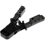 Кримпер-тестер ТУНДРА с тестером кабеля, RJ-45 8P, RJ-12 6P, RJ-11 4P, вертикальный обжим 4476072 (артикул 16376548) – фото 1