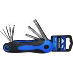 Набор имбусовых складных шестигранных ключей vertextools 1.5–8, 8 предметов 1634-8 (артикул 23240907) – фото 1