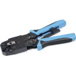 Обжимной инструмент Cabeus для RJ-45 (8р8с), RJ-11/12 (6р6с, 6р4с, 6р2с), 4р4с, 4р2с, профессиональный, с храповым механизмом HT-2008AR (артикул 26147777) – фото 1