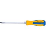 Усиленная шлицевая отвертка 8х150 KRAFT KT 700433 (артикул 15965899) – фото 1
