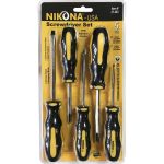 Набор отверток NIKONA из хромованадиевой стали, 5 предметов 27-263 (артикул 18625201) – фото 1