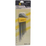 Набор ключей TORX Г-образных экстра длинных T10-T40 7 предметов ЭВРИКА ER-25107XLT (артикул 15992743) – фото 1