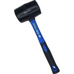 Киянка vertextools 450 г, черная резина, фибергасовая рукоятка 10-50-450 (артикул 25667289) – фото 1