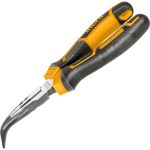 Тонкогубцы INGCO INDUSTRIAL изогнутые, 200 мм HHBNP28201 (артикул 26906540) – фото 1