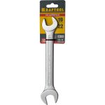 Гаечный рожковый ключ Kraftool Expert Cr-V сталь хромированный 19x22 мм 27033-19-22 (артикул 16143264) – фото 1