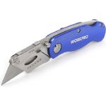 Алюминиевый складной нож общего назначения WORKPRO трапеция W011004 (артикул 25973885) – фото 1