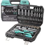 Набор инструментов profi 108пр. 1/4"",1/2""(6гр)(4-32мм) MAMEDFORCE MF-41082-5(54627) (артикул 28600214) – фото 1