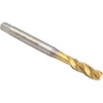 Машинно-ручной метчик TORNERI М 8х1.25 HSSE 6H DIN371 TiN с винтовой канавкой для глухих отверстий 036390 (артикул 16265449) – фото 1