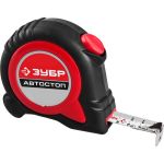 Рулетка ЗУБР Автостоп 8м/25мм с автостопом и ударостойким обрезиненным корпусом 34052-08-25_z01 (артикул 18589147) – фото 1