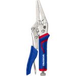Зажимные клещи WORKPRO 165 мм, 6-1/2 дюймов, CR-V, с удлиненным захватом WP231075 (артикул 25973747) – фото 1