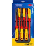 Набор тонких отверток KNIPEX VDE 1000В, 6 пр, SL3/4/5.5/6.5 шлиц, PH1/2 крест, KN-002012V02 (артикул 17751544) – фото 1